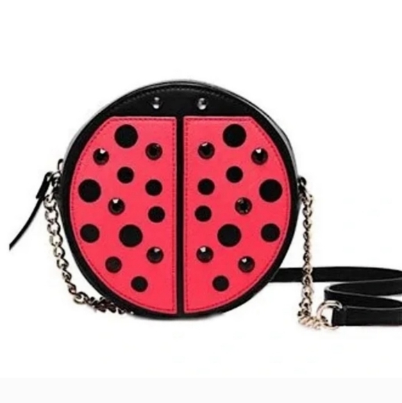 Kate Spade Ladybug Turn Over a New Leaf Micha Round Crossbody Bag HTF🐞 - Picture 4 of 17